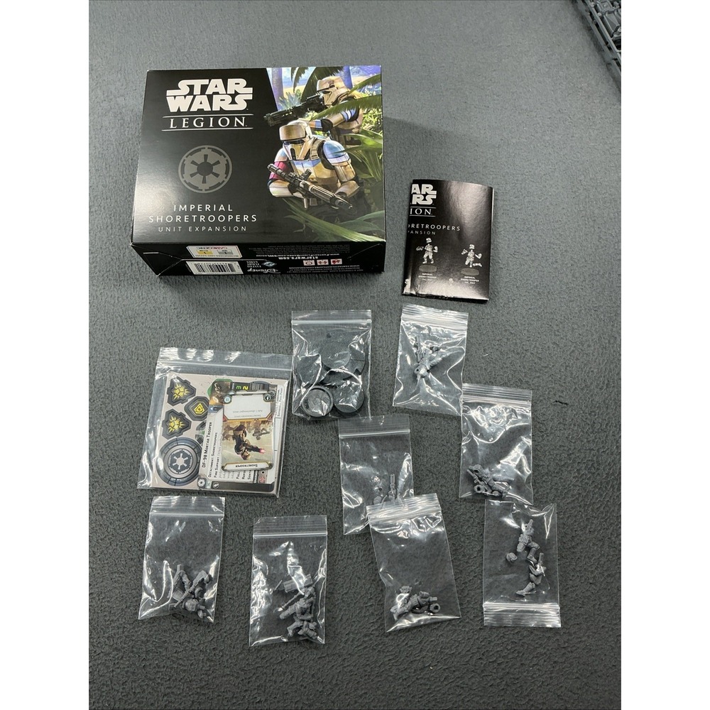 Fantasy‎ Flight Games Star Wars Legion Imperial Shoretroopers Unit Open Box